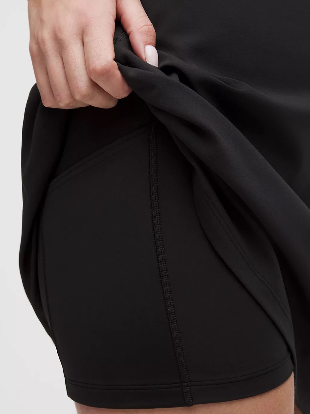 Lululemon Align Side-Slit Cami Dress Black Size 8 Nulu Built-In Bra - Picture 11 of 11